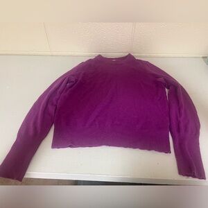 a new day Women's Vibrant Purple Crew Neck Sweater